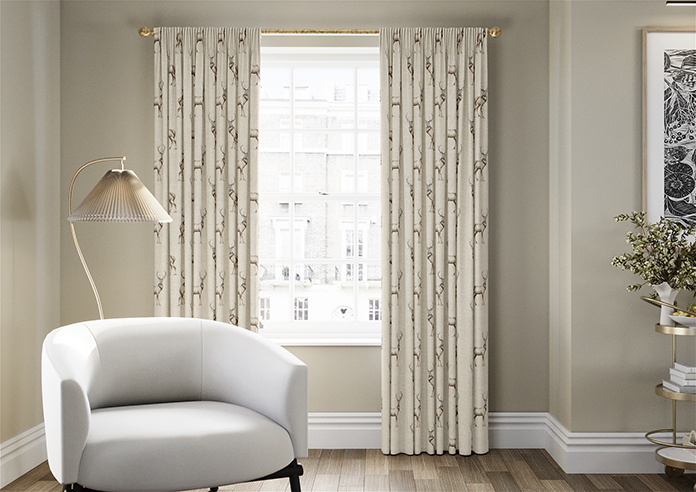 Glencoe, Natural - Made to Measure Curtains - Image 3